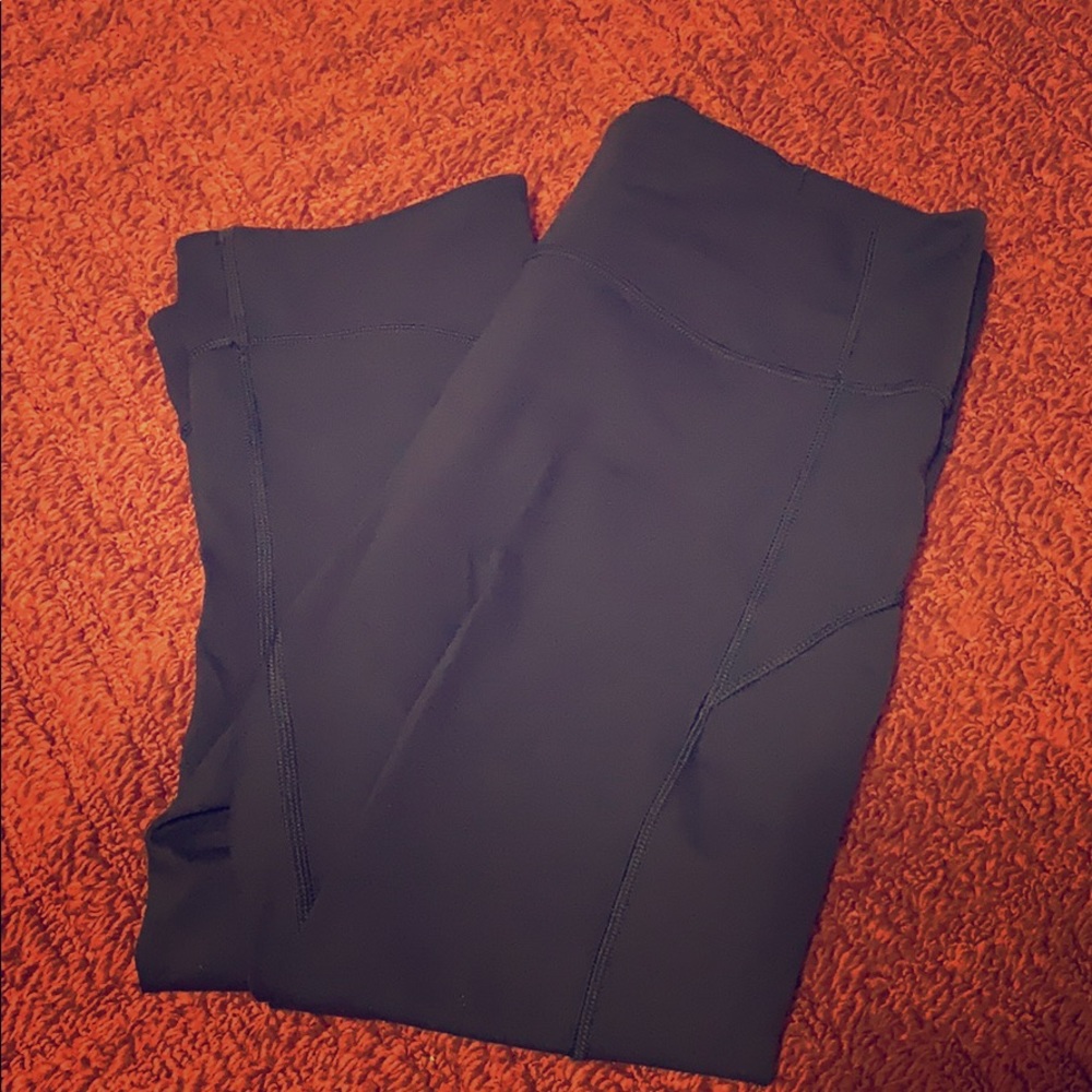 Navy Lululemon Cropped Pants